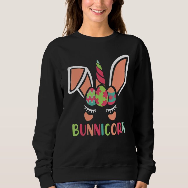 Sudadera Bunnicorn Funny Easter Outfit (Anverso)