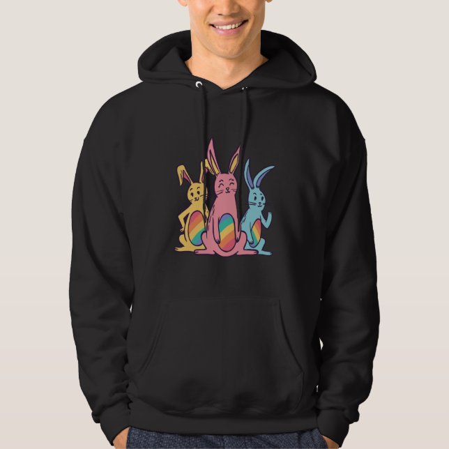 SUDADERA BUNNIES DE RAINBOW (Anverso)