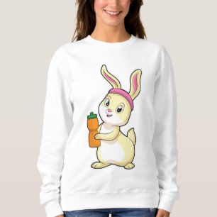 Sudadera Bunny at Fitness con botella de bebida