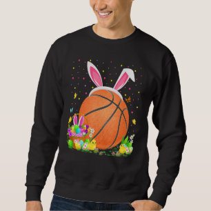 Sudadera Bunny Basketball Pascua Huevos Caza Baloncesto Eas