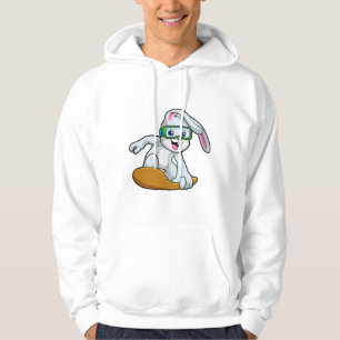 Sudadera Bunny como Snowboarder con Snowboard