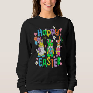 Sudadera Bunny Easter Gnomes Feliz Día de Pascua Gnomies