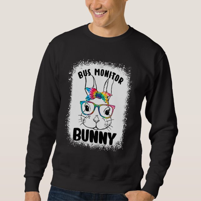 Sudadera Bunny Face Bus Monitor Glasses Easter Day (Anverso)