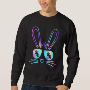 Sudadera Bunny Face Easter Day Gafas De Sol Carrot Para Niñ