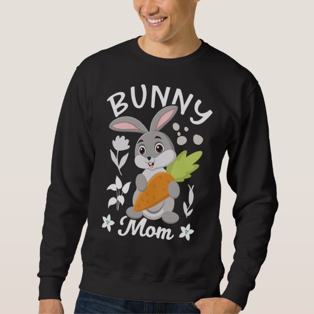 Sudadera Bunny Holding Carrot Bunny Costume (Anverso)