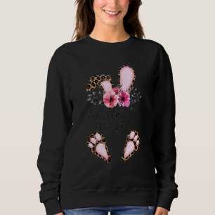 Sudadera Bunny Leopard Print Healthcare Worker Rabbit Cute