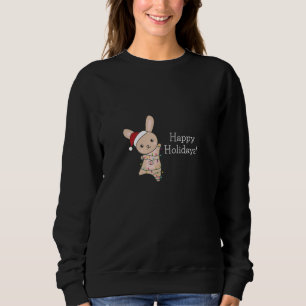 Sudadera Bunny Merry Christmas Winter Animals Rabbits