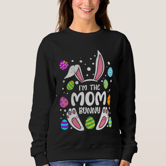 Sudadera Bunny Mom Easter Bunny Easter friends Mommy Mother (Anverso)