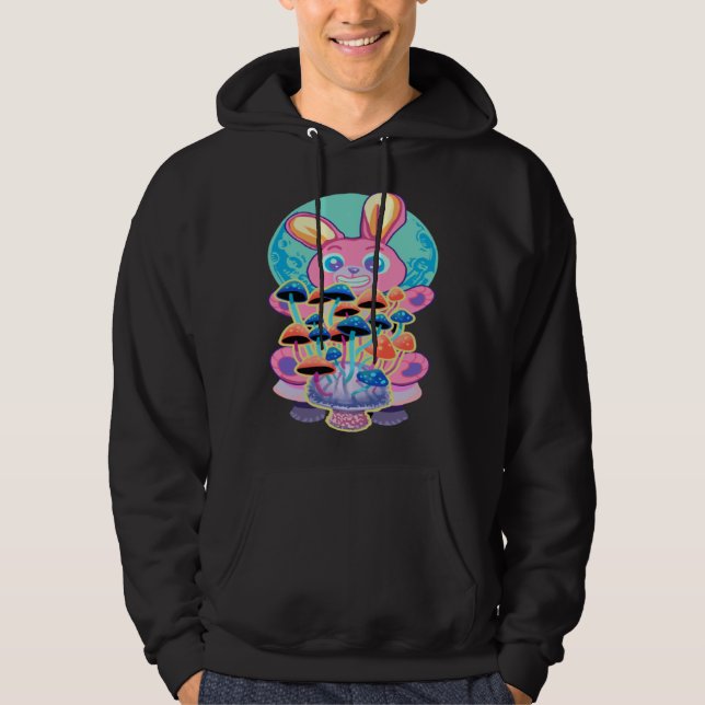 Sudadera Bunny Pastel Goth And Mushrooms (Anverso)