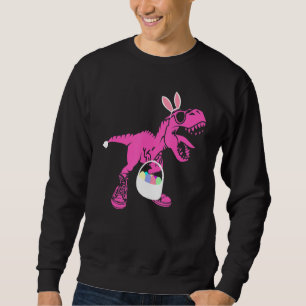 Sudadera Bunny Saurus Dinosaur Easter Eggets Cesta T Rex Ea