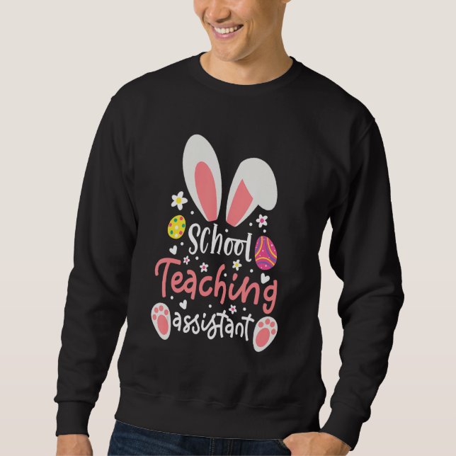 Sudadera Bunny School Teaching Assistant Easter Day (Anverso)
