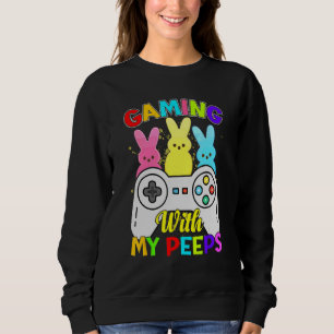 Sudadera Bunny Video Game Controller Easter Day Gamer Boys