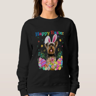 Sudadera Bunny Yorkshire Terrier Dog Feliz Eggs de Pascua