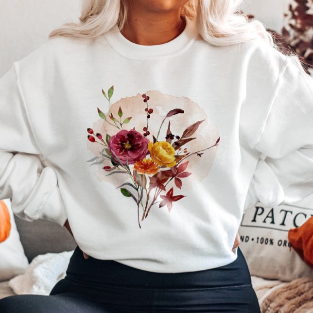 Sudadera Buque de color de agua de otoño (Subido por el creador)