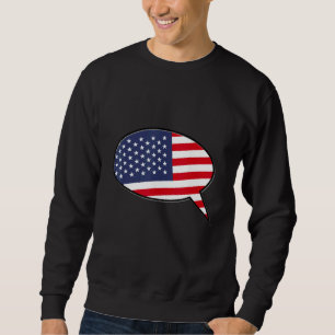 Sudadera Burbuja de discurso discutiendo política