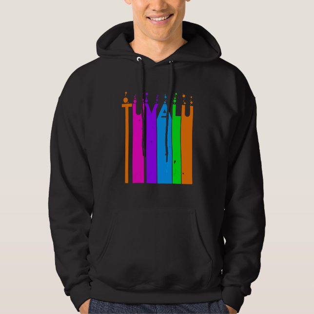 Sudadera Burbujas Coloridas de Tuvalu (Anverso)