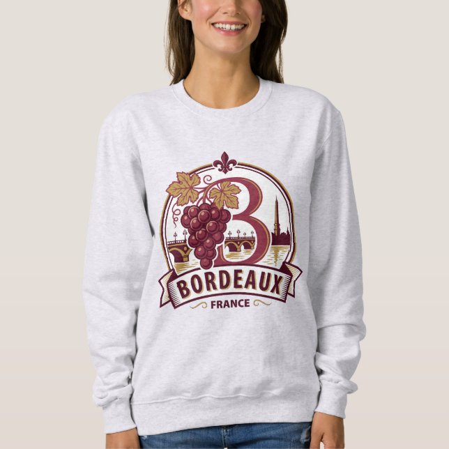 Sudadera Burdeos Francia (Anverso)