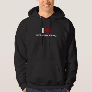 Sudadera Burkina Faso Me encanta Burkina Faso Recuerdo Ama 