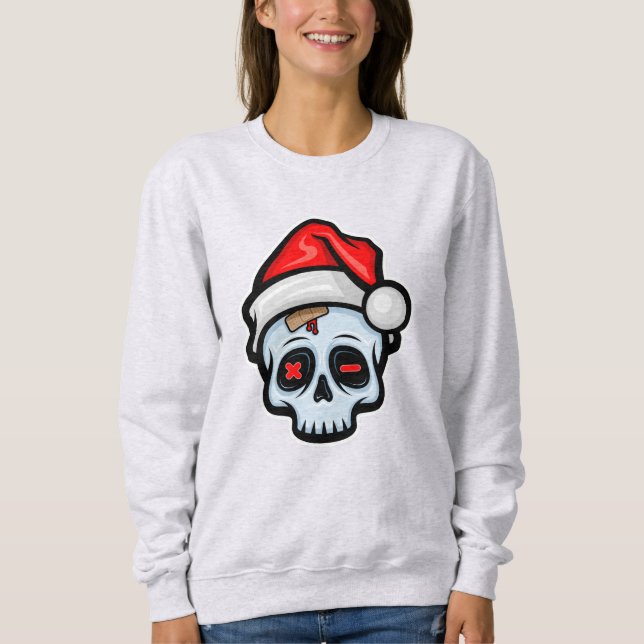 Sudadera Burla de Navidades divertidos, estilo Personalizad (Anverso)