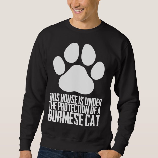 Sudadera Burmese  Burmese cats  Burmese mom (Anverso)