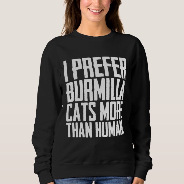 Sudadera Burmilla kitten  Burmilla mom  Burmilla father (Anverso)