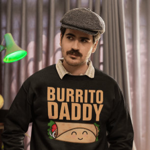 SUDADERA BURRITO DADDY DAD MENS T-SHIRS