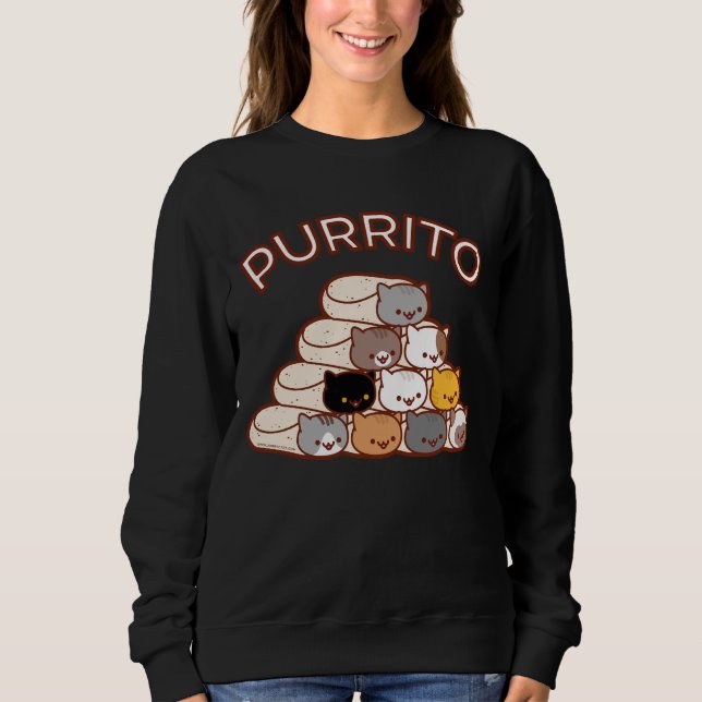 Sudadera Burrito de gato PURRITO PYRAMID (Anverso)