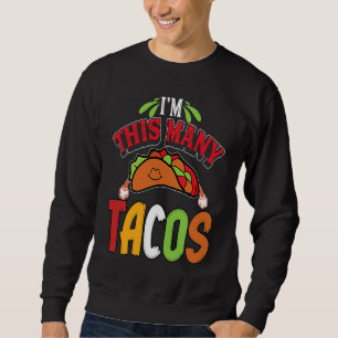 Sudadera Burritos Cinco De Mayo  Tacos y Aguacate de México
