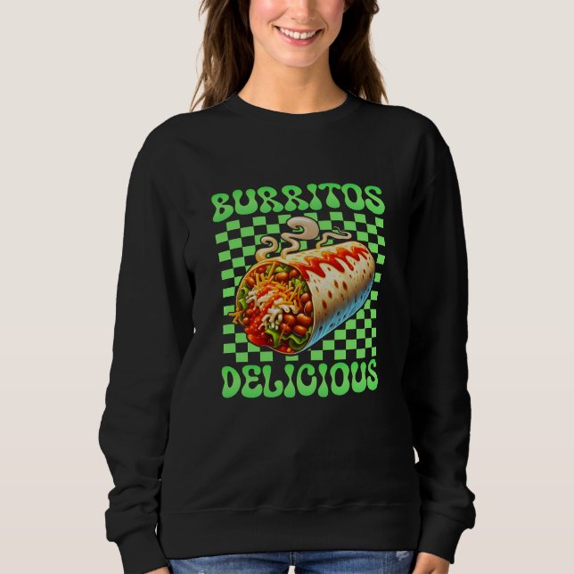 Sudadera burritos deliciosos (Anverso)