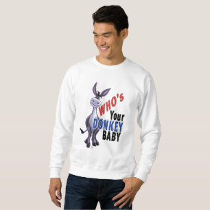 Sudadera Burro Divertido, ¿Quién es tu Bebé Burro
