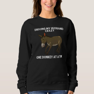 Sudadera Burro Genial Para Mujeres Mamá Mula Burro Safari A
