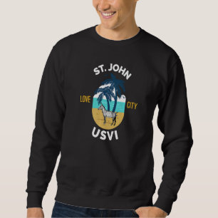 Sudadera Burro salvaje de St. John Islas Vírgenes de EE. UU