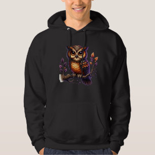 Sudadera Burst Spooky Owl Art
