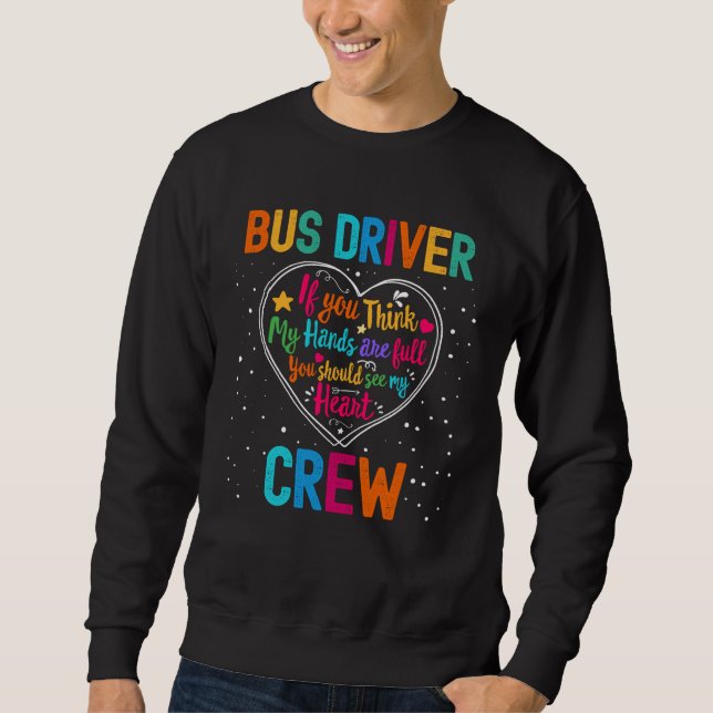 Sudadera Bus Driver Crew Appreciation Week Back to School H (Anverso)