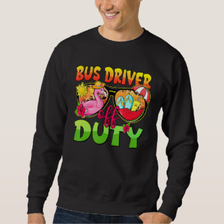 Sudadera Bus Driver Off Duty Sunglasses Last Day Of School 