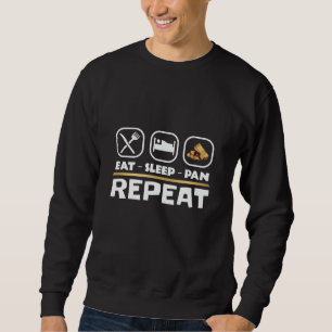 Sudadera Buscando oro con batea East Sleep Pan Repeat