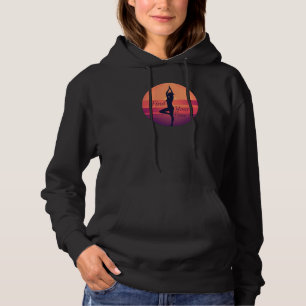 Sudadera Buscar la barra de árbol de atardecer de flujo