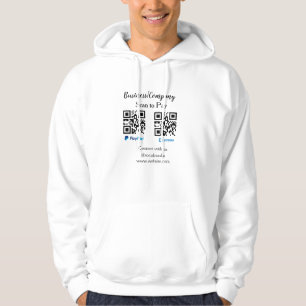 Sudadera Buscar para pagar q r código paypal venmo agregar