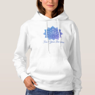 Sudadera Buscar su acuarela de balance Mandala