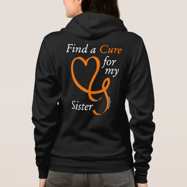 Sudadera Buscar una cura/corazón/hermana...RSD/CRPS (Reverso)