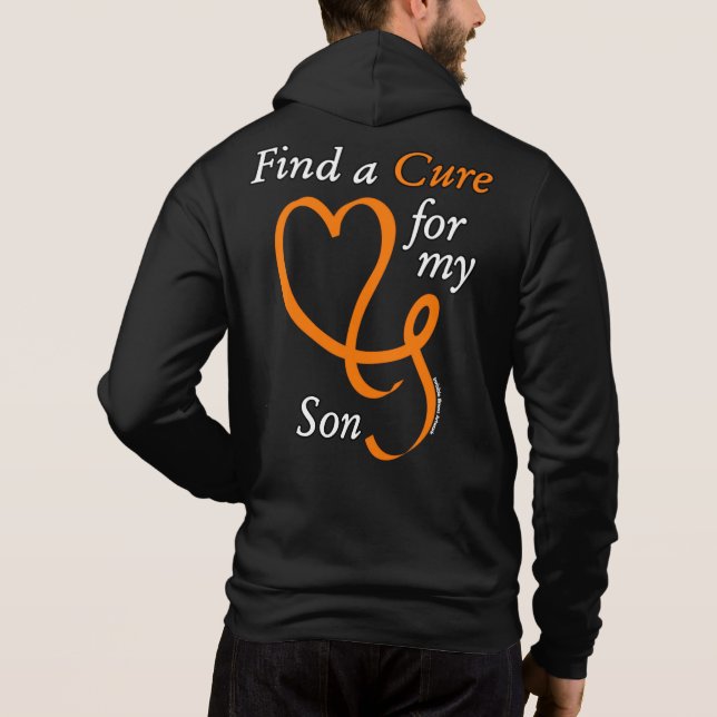 Sudadera Buscar una cura/corazón/hijo...RSD/CRPS (Reverso)