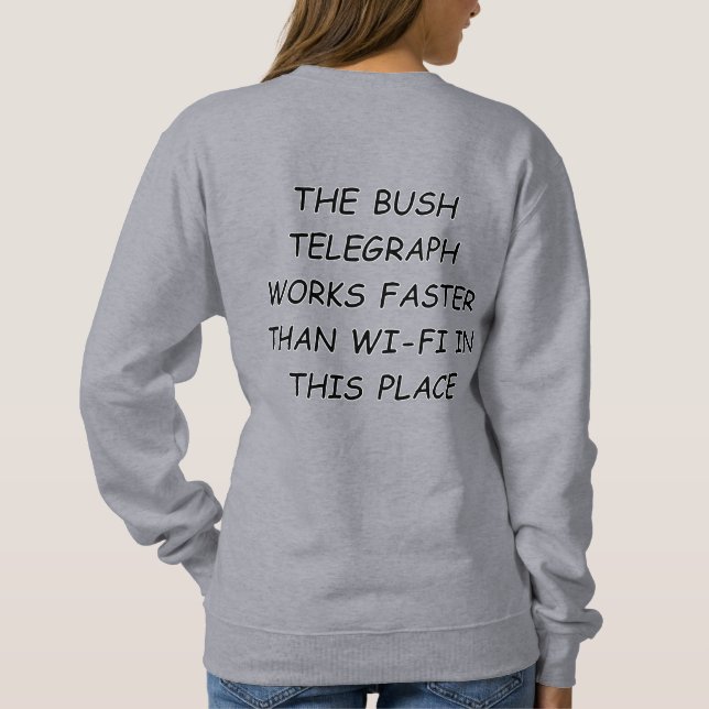 Sudadera Bush Telegraph (Reverso)