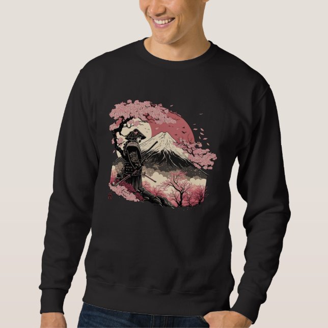 Sudadera Bushido Retro Japón Samurái Espadas Antiguas Guerr (Anverso)