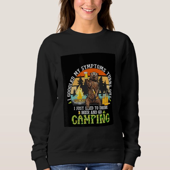 Sudadera Busqué En Google Mis Síntomas Resultan Que Solo Ne (Anverso)