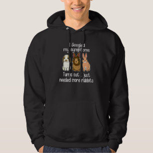 Sudadera Busqué mis síntomas en Google Resulta que solo nec