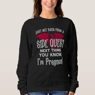 Sudadera Búsqueda lateral Rpg Embarazo Revelar nueva Mamá Q