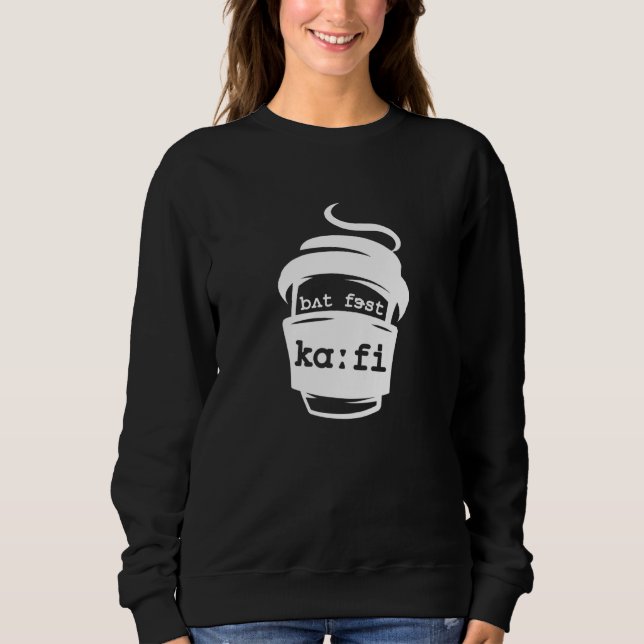 Sudadera But First Coffee  SLP Speech Therapist 1 (Anverso)