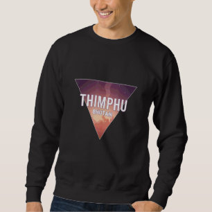 Sudadera Bután país con capital o ciudad principal
