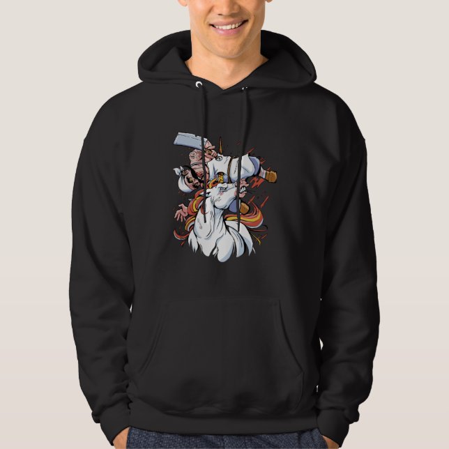 Sudadera Butcher Unicorn Horse (Anverso)