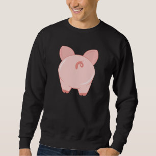 Sudadera Butt de cola de cerdo, divertido, sarcástico, Chis